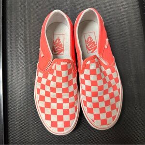 Checkerboard van shoes.